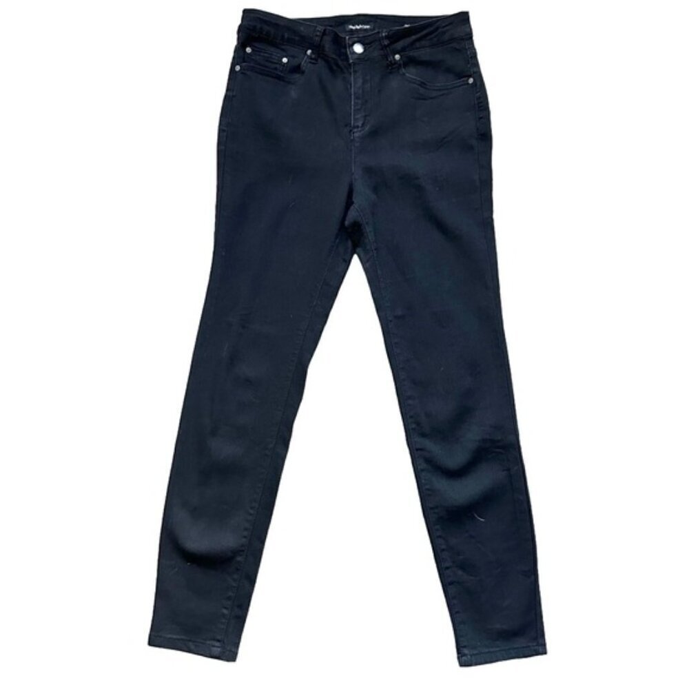 Needle & Cloth Black High Rise Skinny Jeans Jeggings Lightweight Stretch -Size 8